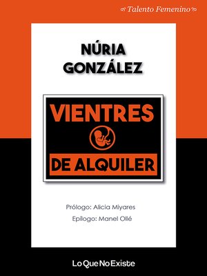 cover image of Vientres de alquiler